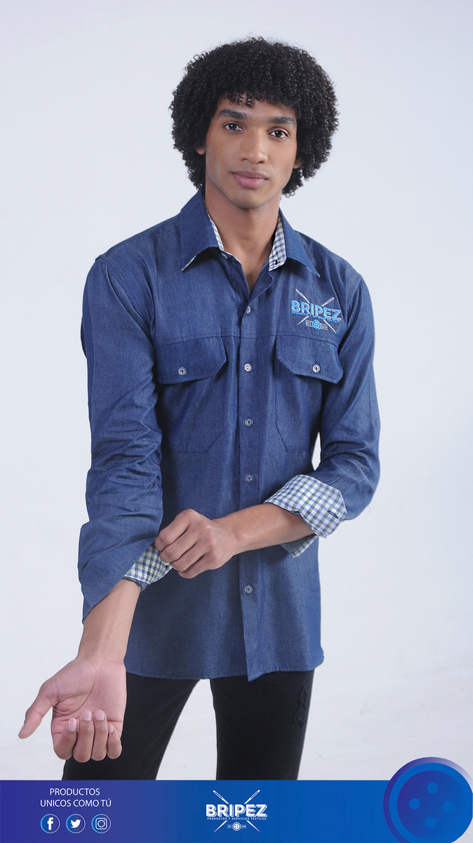 Tela Chambray Blusa Chambray Blusa En Chambray Licrado (TP) Ketos